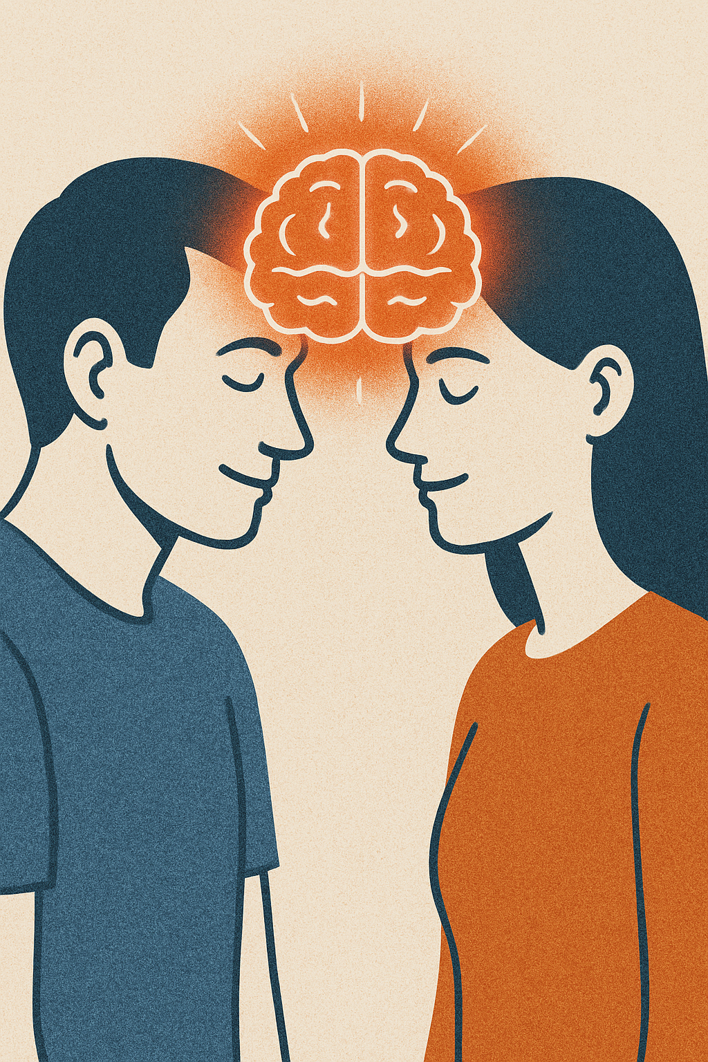 Representación de conexión mental profunda